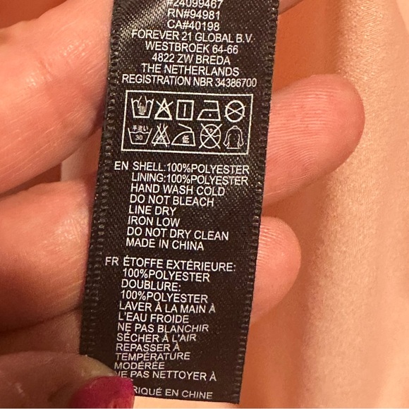 Forever 21 Orange and peach Skirt size XS - Picture 4 of 6